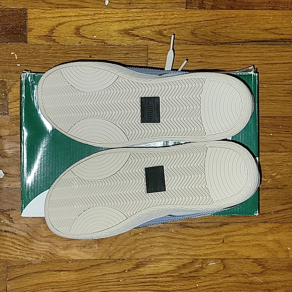 PUMA Ralph Sampson Low. Off white and light blue. Men's Size 8.5 - Picture 5 of 5